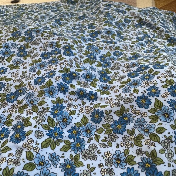 {NWT} LIME RICKI Cornflower Rash Guard One Piece | M | blue floral rashguard - Picture 7 of 8